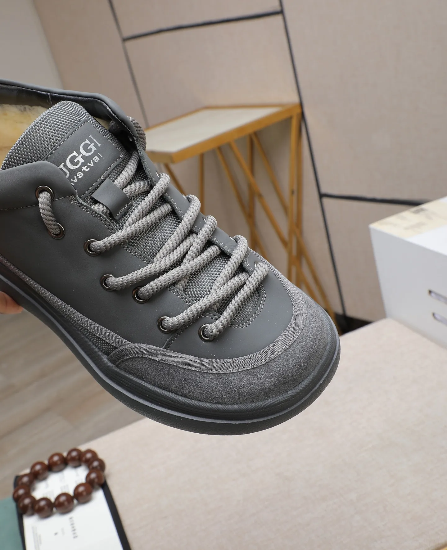 Men's shoes 💰660 IUGGI new retro presbyopia men's shoes, casual and versatile, full of high-end sense, fashionable, luxury and personalized style, joint style, retro presbyopia factor, full of handsome style, first layer suede cowhide, lining wool, rubber outsole, light and non-slip size: 39-44